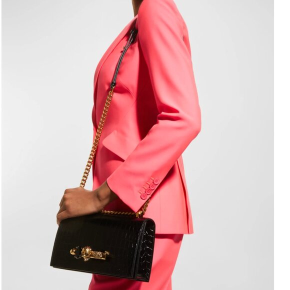 ALEXANDER MCQUEEN MINI JEWELED SATCHEL BAG/BRAND NEW FULL SET - Picture 12 of 12